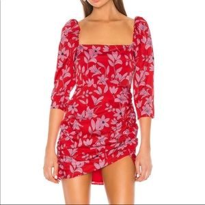 Great red dress — fun and flirty, only worn once — excellent condition